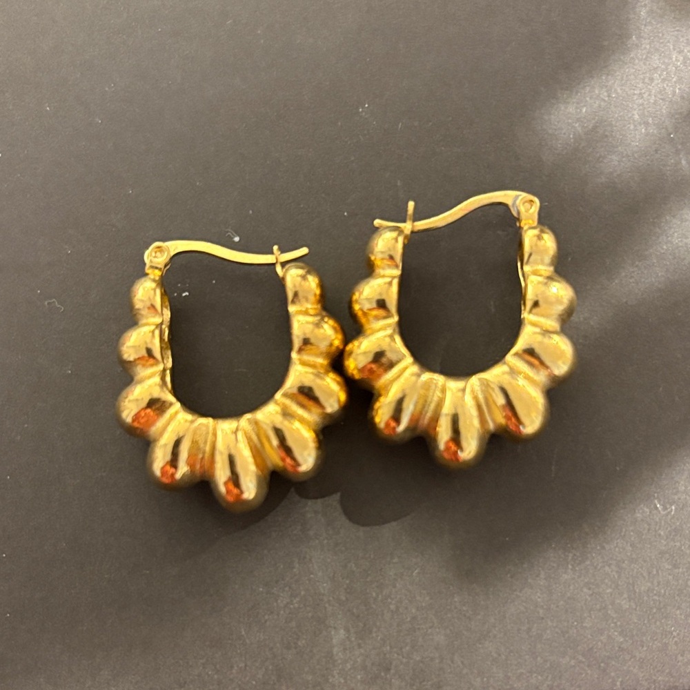 Elegant Gold Hoop Earrings